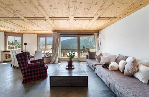 St. Moritz Apartment | Exklusives Apartment St Moritz - 3 Schlafzimmer - Seeblick