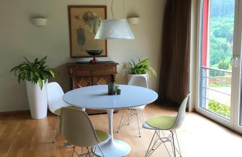 Manebach House | Exklusives Ferienhaus Conradshöh mit Sauna und Terrasse