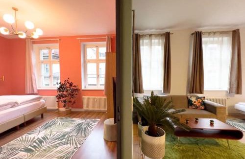 Old Town Apartment | Exklusives Leipzig City Apartment Flowers