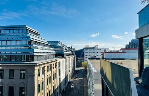 Altstadt-Nord Apartment | Exklusives Luxus Loft am Dom - Dachterrasse mit Traum-Aussicht