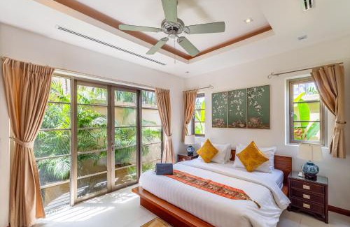 Cherngtalay Villa | Exotic 3BR Villa Solandra with Tropical Pool and Private Rooftop Terrace in Bangtao