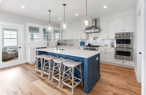 Ship Bottom House | Expansive Bayfront Home w/Heated Saltwater Pool & Dock