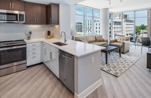 Woodmont Triangle Apartment | Expansive Bethesda View | FTC Windows+outdoor amenities| DC Closeby