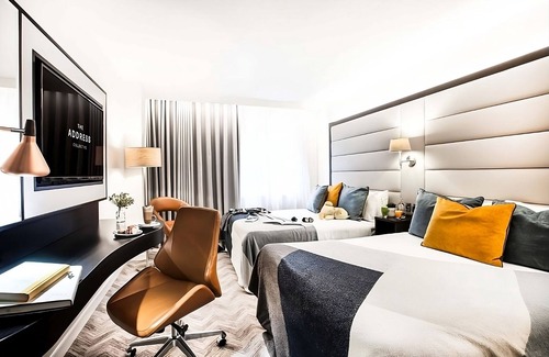 City Centre Dublin Hotel | Experience Irish Cuisine Onsite! Stylish Family Room, Centrally Located!