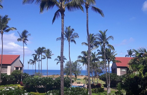 Kihei Condo | Experience paradise! Kihei's beachfront 3-bedroom condo, with vehicle.