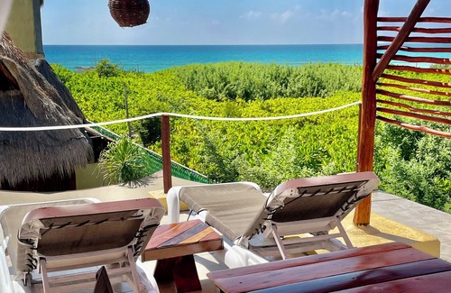 Playa del Secreto House | Exquisite 1 Bdr Beachside, sleeps 3 featuring a private top roof terrace.