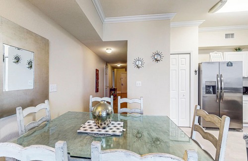 Panama City Beach Condo | Exquisite Gulf front condo w/shared pool, hot tub &, gym/Roman spa on-site
