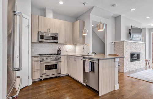 Congress Park House | Exquisite Luxury Cherry Creek Mid Century Modern Townhouse with Rooftop Deck!