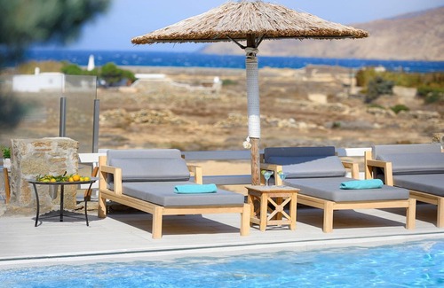 Klouvas Villa | Exquisite Mykonos Apartment | Myconian Penthouse | 2 Bedrooms | Terrace with.