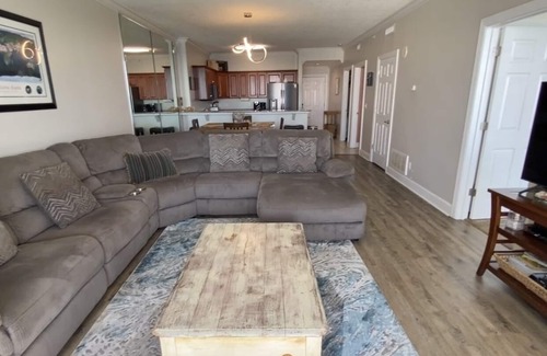 Long Beach Condo | Extra large, private balcony with unobstructed views of the gulf!😎