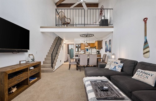 Rockaway Beach Condo | Extraordinary Oceanfront Views at Rockaway Creek Inn, Patio and Living Area Bathed In Natural Light