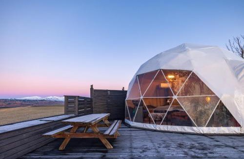 Rangarþing eystra Apartment | Eyja Mork - Aurora Dome with Private Bathroom and other facilities