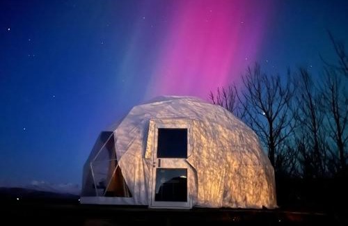 Rangarþing eystra Apartment | Eyja Mork - Aurora Dome with Private Bathroom and other facilities