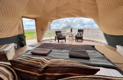 Rangarþing eystra Apartment | Eyja Mork - Aurora Dome with Private Bathroom and other facilities