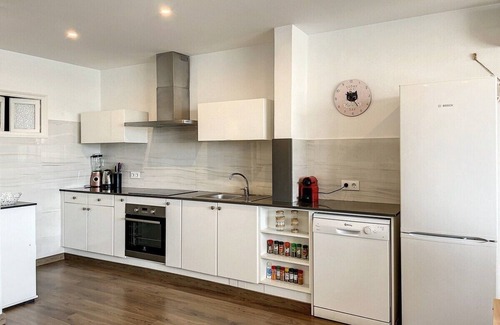 Fornells Apartment | F96. Ground floor with wonderful patio and A/C
