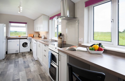 Belford Cottage | Fabulous outlook over fields towards Lindisfarne