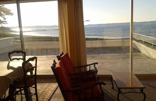 Larmor-Plage Apartment | Facing the sea/beach - panoramic view - Studio 45 sqm with spacious terrace