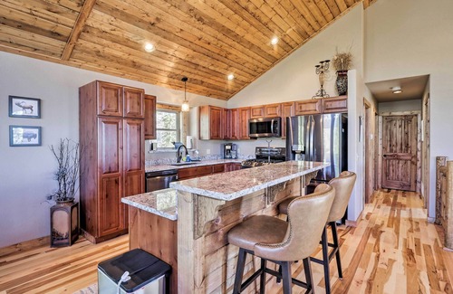 Valley of the Sun Cabin | Fairplay Cabin w/Wraparound Deck & Mountain Views