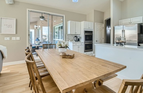 Superstition Springs House | Fairway home, Sleeps 8, heated pool, putting green & music room