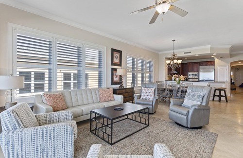 Santa Rosa Beach Condo | Fall Availability! Spacious Luxury Gulf Front Condo with Balcony! Sports TV Package!