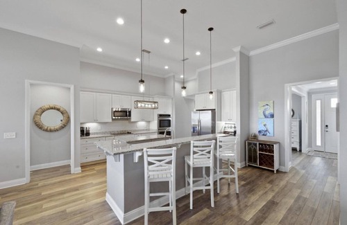 Navarre Beach House | Fall availability - Once Upon A Tide, Sleeps 15, canal, dock, luxurious home!
