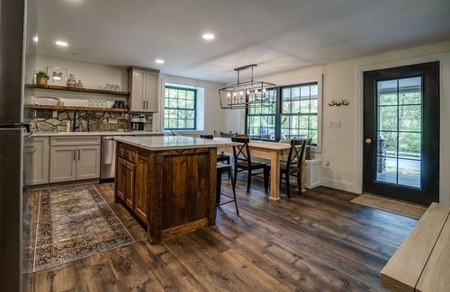 Penn Yan House | Fall Brook: Modern, woodsy home beside waterfalls and hiking trails