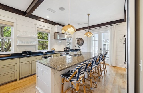Cottage District House | Fall Dates Available! Private Heated Pool! Ping Pong Table! Gourmet Kitchen & Carriage House!