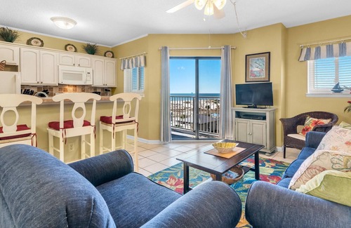 Fort Morgan Condo | FALL FLASH SALE-Beautiful Ocean View from Living Room and Master Bedroom