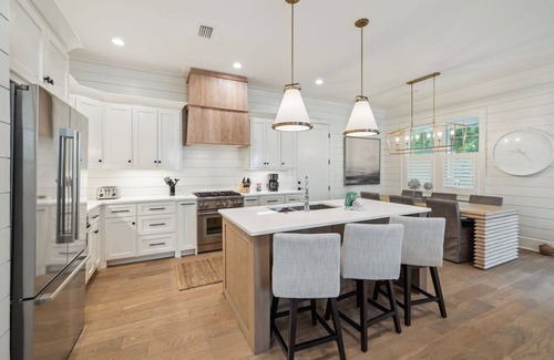Gulfview Heights House | Fall Getaways Available! Private Pool! 4 Adult Bikes! 30A Beaches! Outdoor Fireplace!
