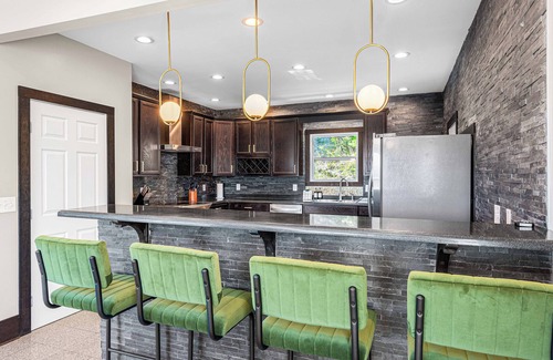 Hendersonville Cabin | Fall @ Love Mtn-Views, Hot Tub, Sauna, Games, Sleeps 15