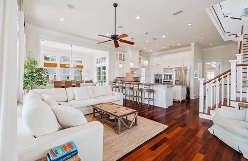 Beach District House | Fall Stays Available! WaterColor Resort Amenities! 7 Adult Bikes! 30A Beaches! Private Pool!