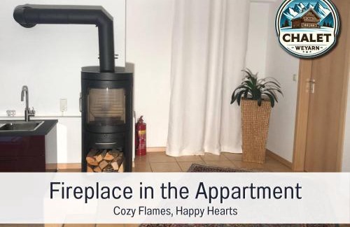Weyarn Apartment | Familien- & Hundeparadies & Kamin