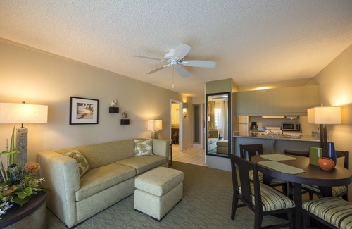 Wailua Apartment | Family and Friends Vacation! Spacious Pool View Suite + Living Area and Kitchen