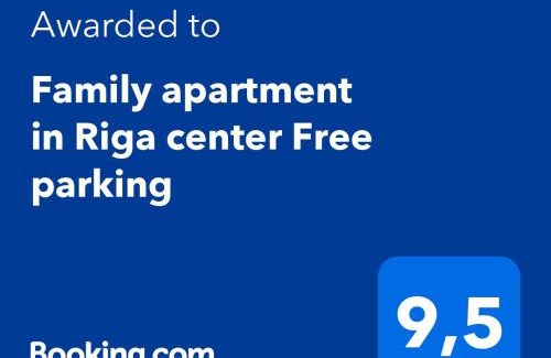 Grizinkalns Apartment | Family apartment in Riga center and Free parking