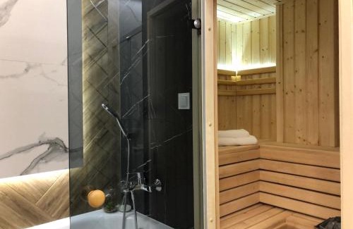 Kielce Apartment | Family & Business Sauna Apartments Plac Wolności CENTRUM Downtow, - Piękny Apartament - 5 Bedroom with Private Sauna, Bath with Hydromassage, Parking, Catering Options