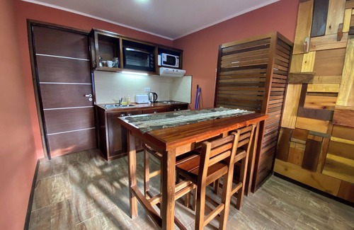 Macrozona Meseta Cerro Calafate Cabin | Family cabin, comfortable and complete!