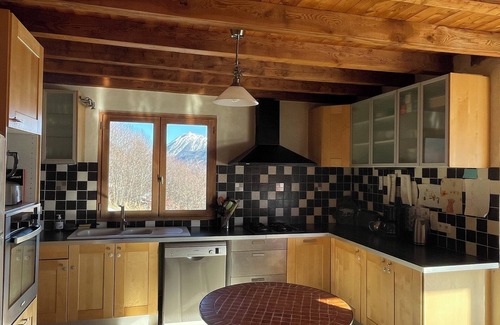 Puy-Saint-Andre House | Family chalet 10 pers. Serre Chevalier Briançon, exceptional view.