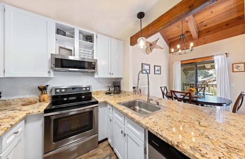Tahoe Woods Condo | Family Enjoyment at Granlibakken Year round pool, sauna, hot tub