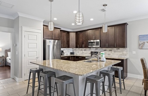 Villages of Crystal Beach House | Family Friendly ~ Gated Community ~ Lagoon Style Pool ~ Open Living Area
