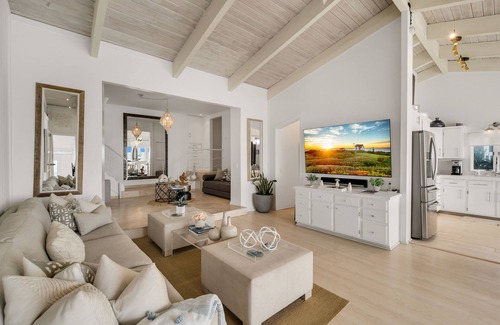 Eastern Malibu House | Family-friendly Home on Private Beach with Large Deck and Detached Guest Studio
