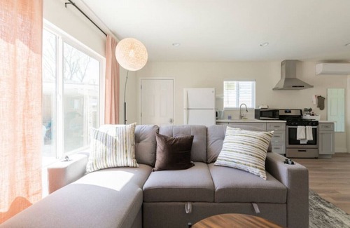 Ontario House | Family-Friendly Ontario Getaway: Open Concept 2-Bedroom Unit with High-Speed Internet Near Ontario Airport.