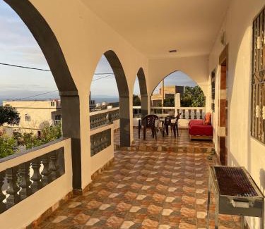Ksar es Seghir House | Family home - Large terrace 10 min from the beach
