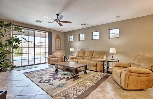 Palm Valley House | Family Home with Pool, BBQ and Fire Pit in Goodyear