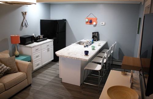 Alpena Apartment | Family owned vacation suite conveniently located across from Lake Huron beach.