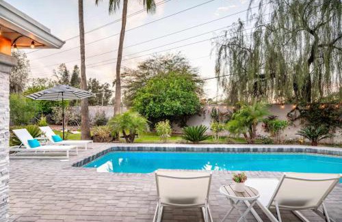 Paradise Valley Village House | Family Pool House Oasis with Game Room