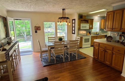 Smith Mountain Lake House | Family retreat at the Lake! Dock the boat, fish, jump, or swim from the dock.