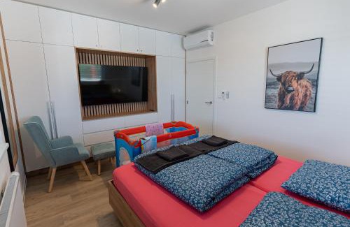 Brno Apartment | Family space with free parking & Air condition