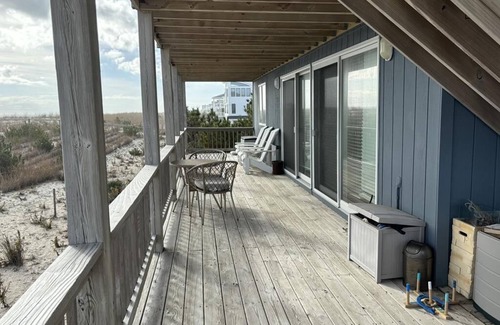 Harvey Cedars Apartment | Fantastic ocean views from this first floor ocean front duplex in Harvey Cedars