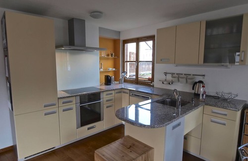 Sent Apartment | Fantastic sun terrace with mountain views and fireplace