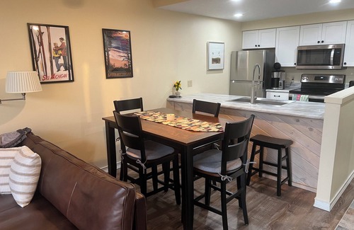 Harbor Springs Condo | Fantastic view of The Highlands! Comfortable 2-bedroom w/loft condo. Come relax.